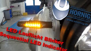 LED LauflichtBlinker  Sequential LED Indicator  für BMW Motorräder by HORNIG [upl. by Downes29]