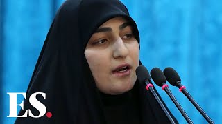 Iran Soleimani death Qasem Soleimanis daughter warns Donald Trump threatens attack on US soldiers [upl. by Dulla]