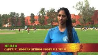 Coerver Coaching at Modern School Barakhamba Rd Delhi [upl. by Ecital]