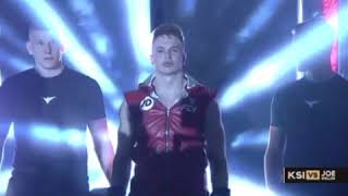 Joe Weller Entrance  KSI vs Joe Weller Boxing Match [upl. by Amarillis940]