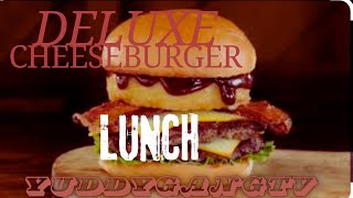 Deluxe Burger from chef unckeif 1010 home made food yuddygangtv food foodie fightcamp [upl. by Peoples410]