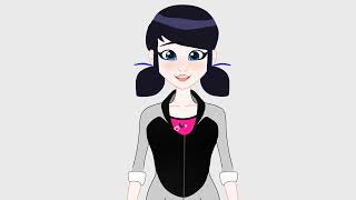 Marinette character model with motion blur  Dynamics test [upl. by Agan]