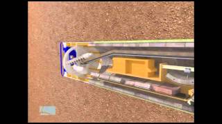 Alaskan Way Viaduct  Tunnel Boring Machine Animation [upl. by Socrates]