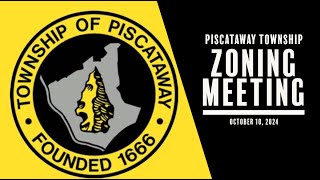 Piscataway Township Zoning Board Meeting October 10 2024 [upl. by Ardnael]