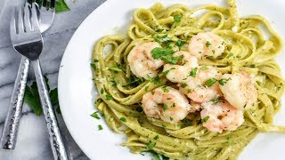 Shrimp Pesto with Shirataki Noodles [upl. by Adieno]