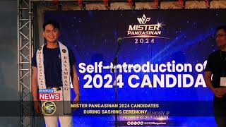 Mister Pangasinan 2024 Self Introduction and Sashing Ceremonyf [upl. by Ailem]