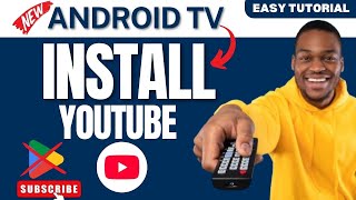 How to Install YouTube on Android TV Without Google Play Store in 2024 [upl. by Teiluj]