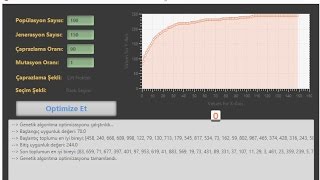 Genetik Algoritma Örneği [upl. by Aivatnuhs]