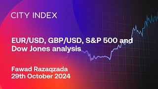 EURUSD GBPUSD SampP 500 and Dow Jones analysis  October 29 2024 [upl. by Elad867]