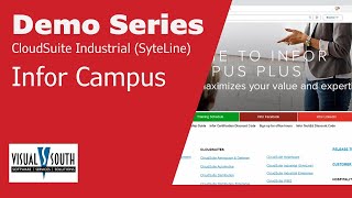 CloudSuite Industrial SyteLine Infor Campus [upl. by Ahsaercal]