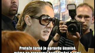 Celine Dion quotInterview atackquot in Prague Top Star972008 [upl. by Lama284]