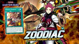 PURE ZOODIAC  ZOODIAC BARRAGE IS BACK Mighty Contender Master Duel [upl. by Alika]