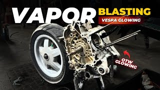 VAPOR BLASTING VESPA MATIC BIAR MAKIN GLOWING SEADA ADANYA [upl. by Nelleyram]