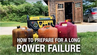 How To Prepare For a Long Power Failure [upl. by Ahsiadal]