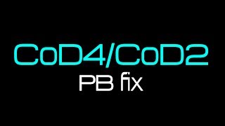 CoD4CoD2 PunkBuster FIX 2017 updated 2024 [upl. by Trust]