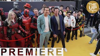 Deadpool amp Wolverine photocall arrivals amp fan greeting Ryan Reynolds Hugh Jackman Emma Corrin [upl. by Greenleaf]