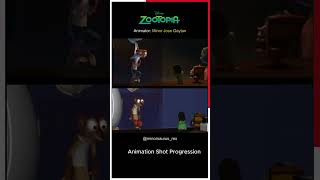 Zootopia Mr Big amp Fru Fru Shot Progression shorts animationbreakdowns animation [upl. by Erick]