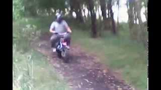 50cc clean manual pitbike pit bike part 2 [upl. by Heilman]