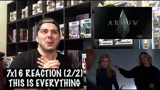 ARROW  7x16 STAR CITY 2040 REACTION 22 [upl. by Aracat96]