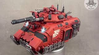 Warhammer 40k Blood Angels Space Marines Primaris Repulsor Executioner Tank [upl. by Ephrem763]