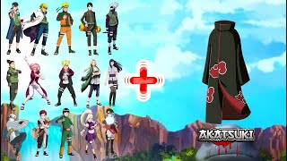 Naruto Characters in Akatsuki Mode  ANIME  Naruto Shippuden naruto anime [upl. by Eelahs550]