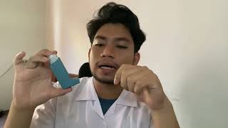 Cara menggunakan Salbutamol Ventolin inhaler dengan BenarMuallif Arsyadi2129051045 [upl. by Marina393]