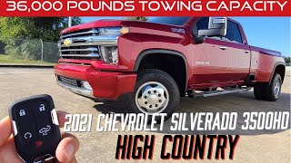 2021 Chevrolet Silverado 3500HD High Country Start up amp Full Review [upl. by Mosby517]