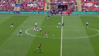 El Ghazi scores first goal to ignite playoff final Aston Villa vs Derby County [upl. by Riha]