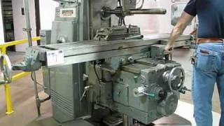 Kearney amp Trecker Universal Horizontal Milling Machine  Available to Buy Now [upl. by Emirac106]