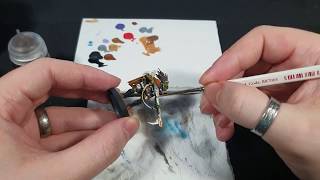 Blackstone Fortress  How I paint The Kroot Tracker Dahyak Grekh [upl. by Nosnar]