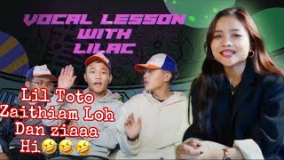 Lil Toto Zaithiam Loh Zia hi🤣 Lilac’s Vocal Leasons  RamBoss React [upl. by Bedwell]