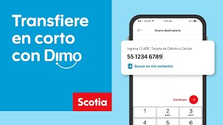 Conoce cómo recibir y enviar dinero con DiMo Scotiabank México [upl. by Eiznekcam]