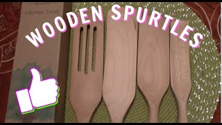 BEST WOODEN SPURTLES  Cooking with Atiya [upl. by Marfe265]