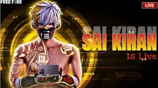 Playing in New IPhone  Free Fire Live Telugu  Sai Kiran Ff  Munna Bhai Gaming [upl. by Jackelyn]