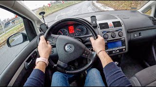 2007 Volkswagen Touran 20 TDI 140HP 0100 POV Test Drive 993 Joe Black [upl. by Nwahser]