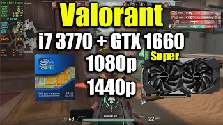 Valorant  i7 3770  GTX 1660 Super [upl. by Cuttler309]