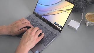 Huawei Matebook X UNBOXING amp zweiter Eindruck  deutsch [upl. by Turpin]