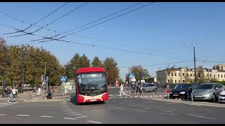 Vilniaus transportas 2 troleibusas Saulėtekis  Olandų g  Stotis [upl. by Beau]