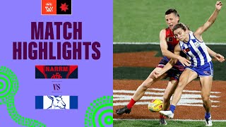 Narrm v North Melbourne Highlights  Round 8 2023  AFLW [upl. by Yrelle]