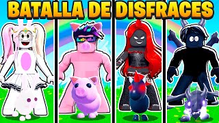 BATALLA DE DISFRACES de MASCOTA con LA PANDISQUAD SALE MUY MAL en ADOPT ME de ROBLOX 😱 [upl. by Tom165]