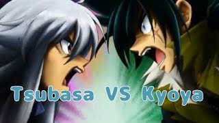 Tsubasa vs Kyoya Full Fight AMV Rise Above The Storm [upl. by Elvia]