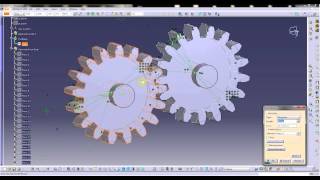 Catia v5 how to draw gear using Excel tutorial [upl. by Refotsirc]