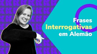 Frases interrogativas em alemão  Alemão  Aula 37 [upl. by Lateehs]