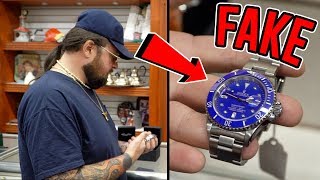 Pawn Stars Busting Fake Rolexes With Chumlee [upl. by Ingeberg110]