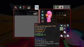 Fallentech MCPE skyblock God set kills [upl. by Turk617]