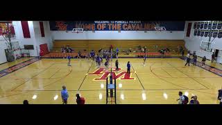 Purcell Marian High vs Cincinnati Christian High School Girls Varsity Volleyball [upl. by Dorreg786]