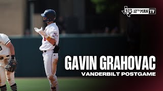 Vanderbilt Postgame Gavin Grahovac [upl. by Hunley228]