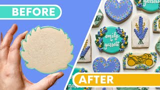 How to Decorate Engagement Cookies with Royal Icing [upl. by Ilaw]