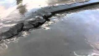 Japan Earthquake Liquefaction Video Awesome [upl. by Aenel833]