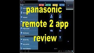 Panasonic tv remote 2 review  how to connect panasonic smart tv to smart phone [upl. by Krystle880]